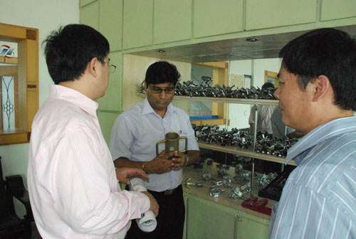 Indian Customer Visited Us in July, 2010
